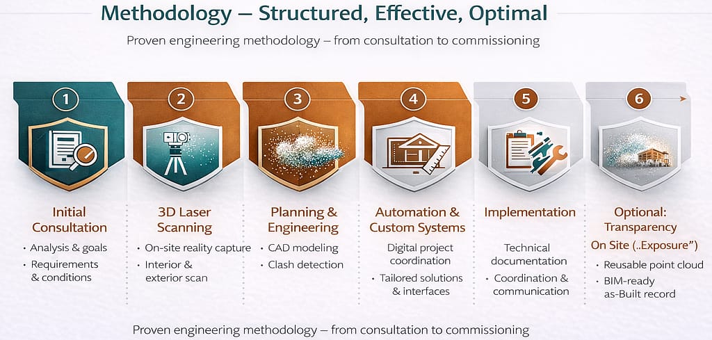 Comprehensive Engineering Methodologies Methodology – Laser · Scanning · Engineering